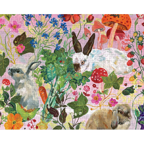 【新品•希少】ナタリーレテ パズル 5点 日本未発売 Nathalie Lete Artisan Nathalie Lété Rabbits Puzzle - 500 pcs