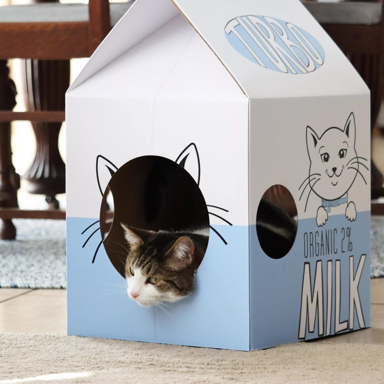Cat Scratchers Milk Carton Cat House Coastal Pet Products Turbo
