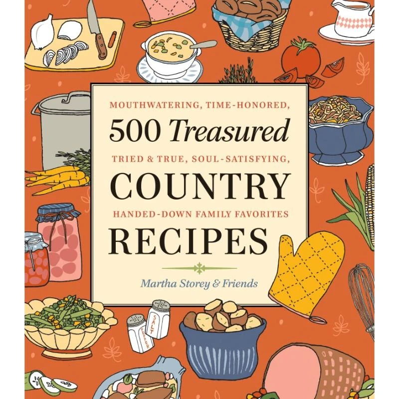 Country Cookbook Graphics Workman Publishing 500 Treasured Country Recipes Book