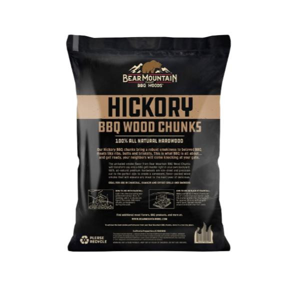 Bear Mountain Hickory BBQ Wood Chunks lb