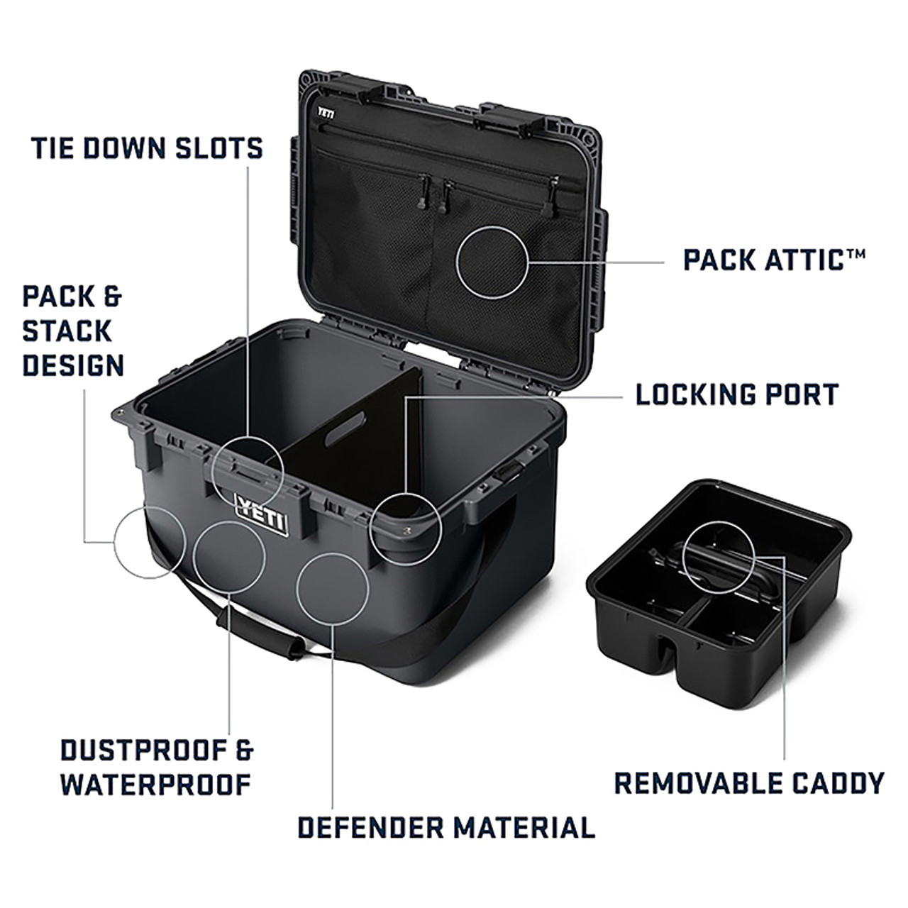 Yeti Loadout GoBox Gear Case - Charcoal