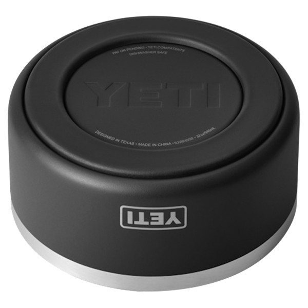 Yeti Boomer Stainless Steel Dog Bowl - Black - 4 Cups