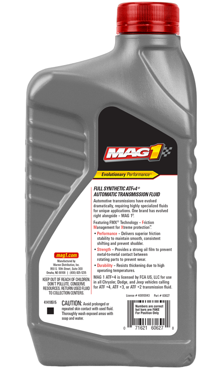 Mag 1 ATF+4 Automatic Transmission Fluid