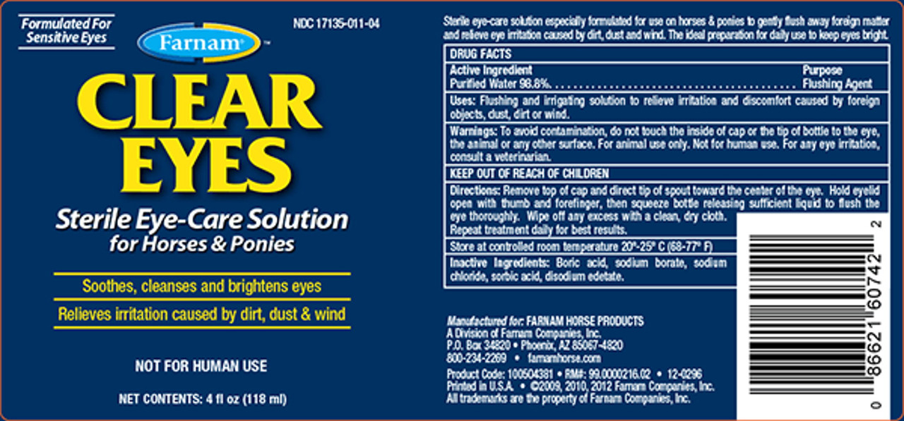 Farnam Clear Eyes Sterile Eye-Care Solution for Horses, 4 oz. at Tractor  Supply Co.