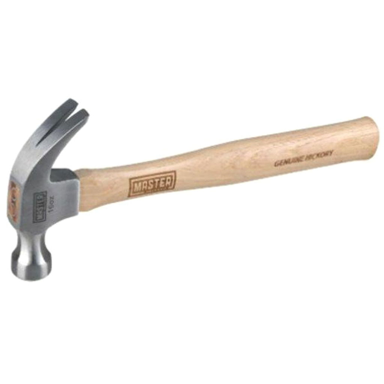 Master Mechanic Hickory Handle Curved Claw Hammer