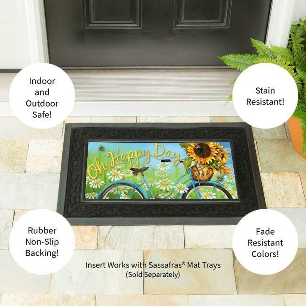 Evergreen Enterprises Happy Day Sunflowers Sassafras Switch Mat