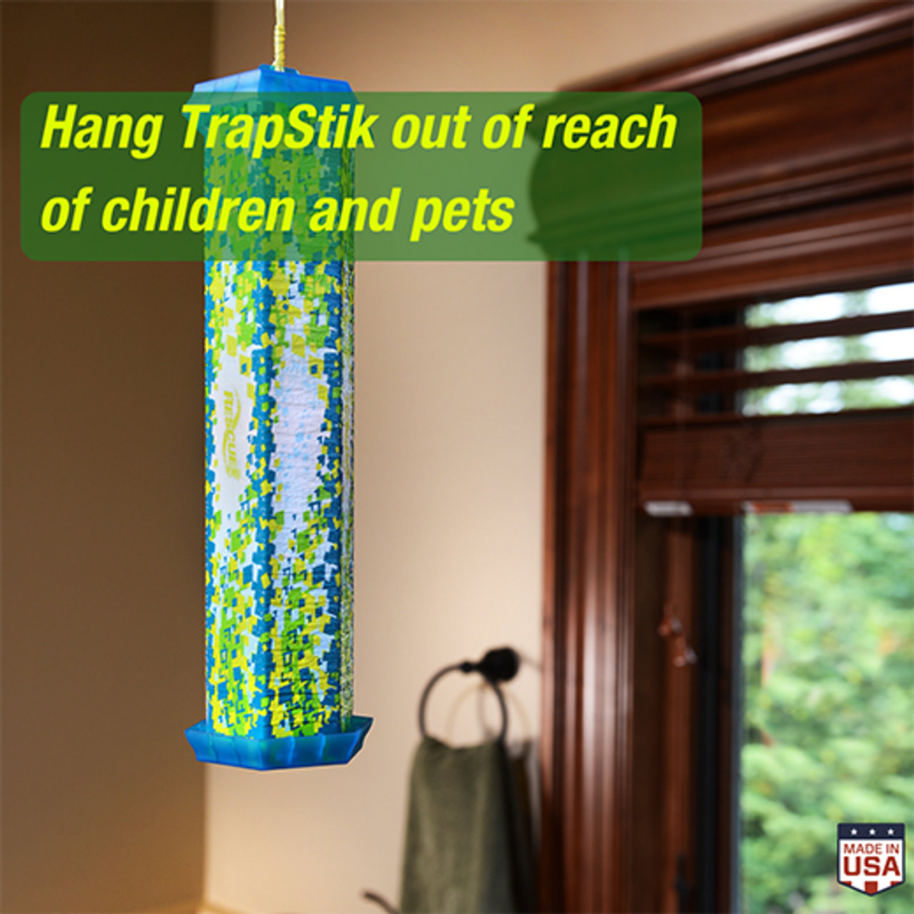 Rescue TrapStik for Flies Indoor Hanging Fly Trap