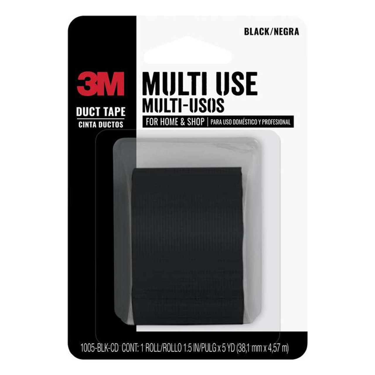 3M 1.88 in. x 20 yds. Black Duct Tape (Case of 12) 3920-BK