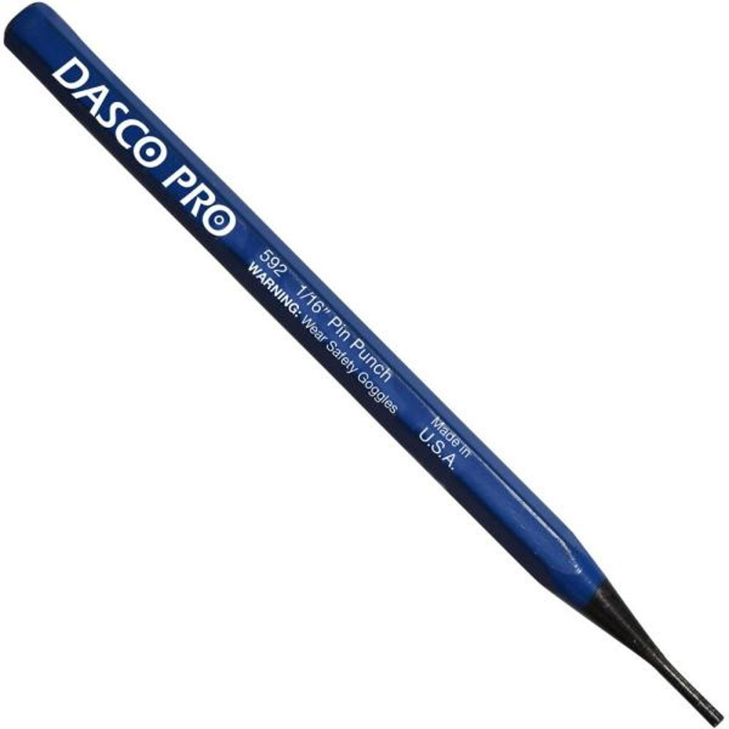 Dasco 1/16 Inch Pin Punch - Professional Quality Metalworking & Gunsmithing Tool