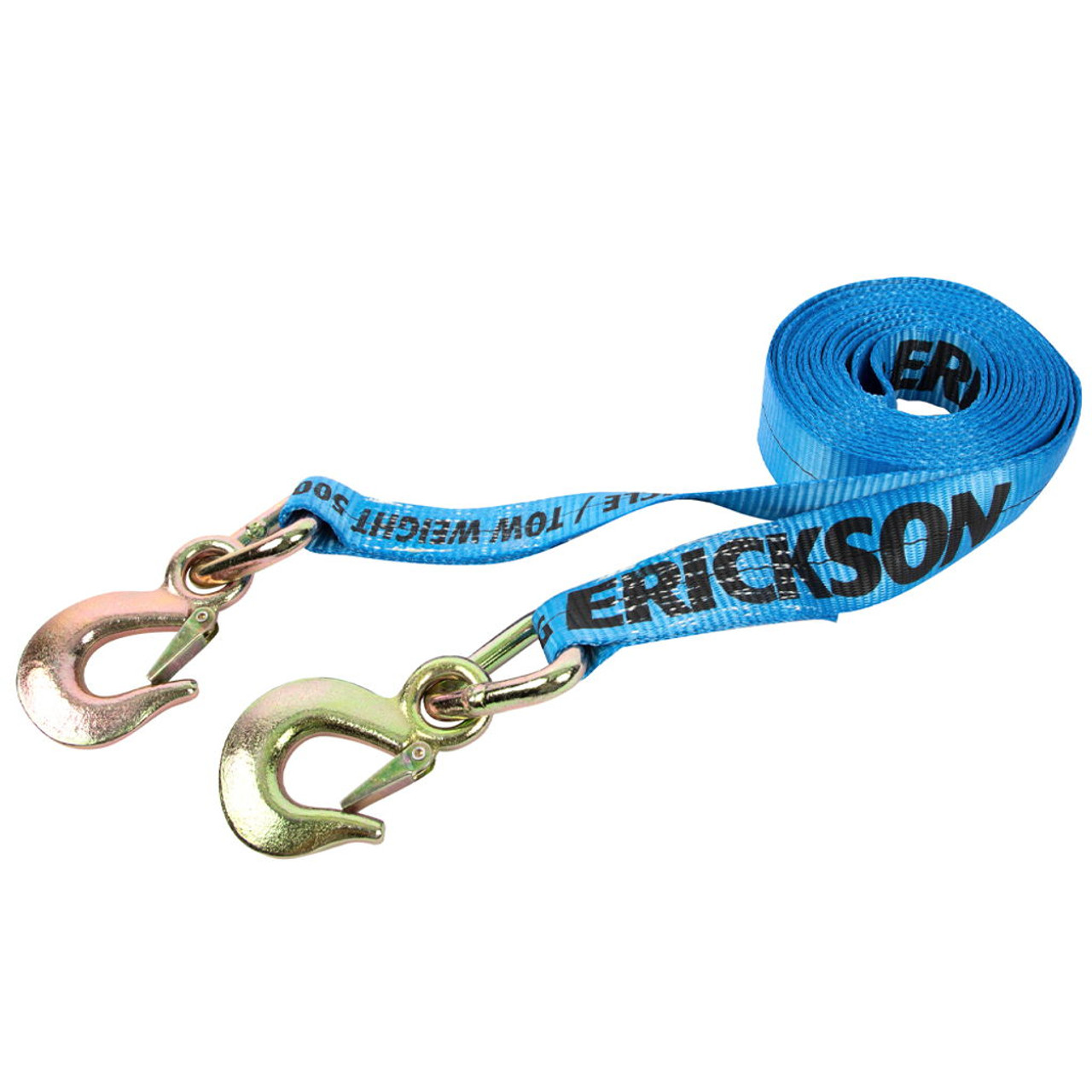 Erickson 2 X 20' Tow Strap with Forged Safety Snap Hook