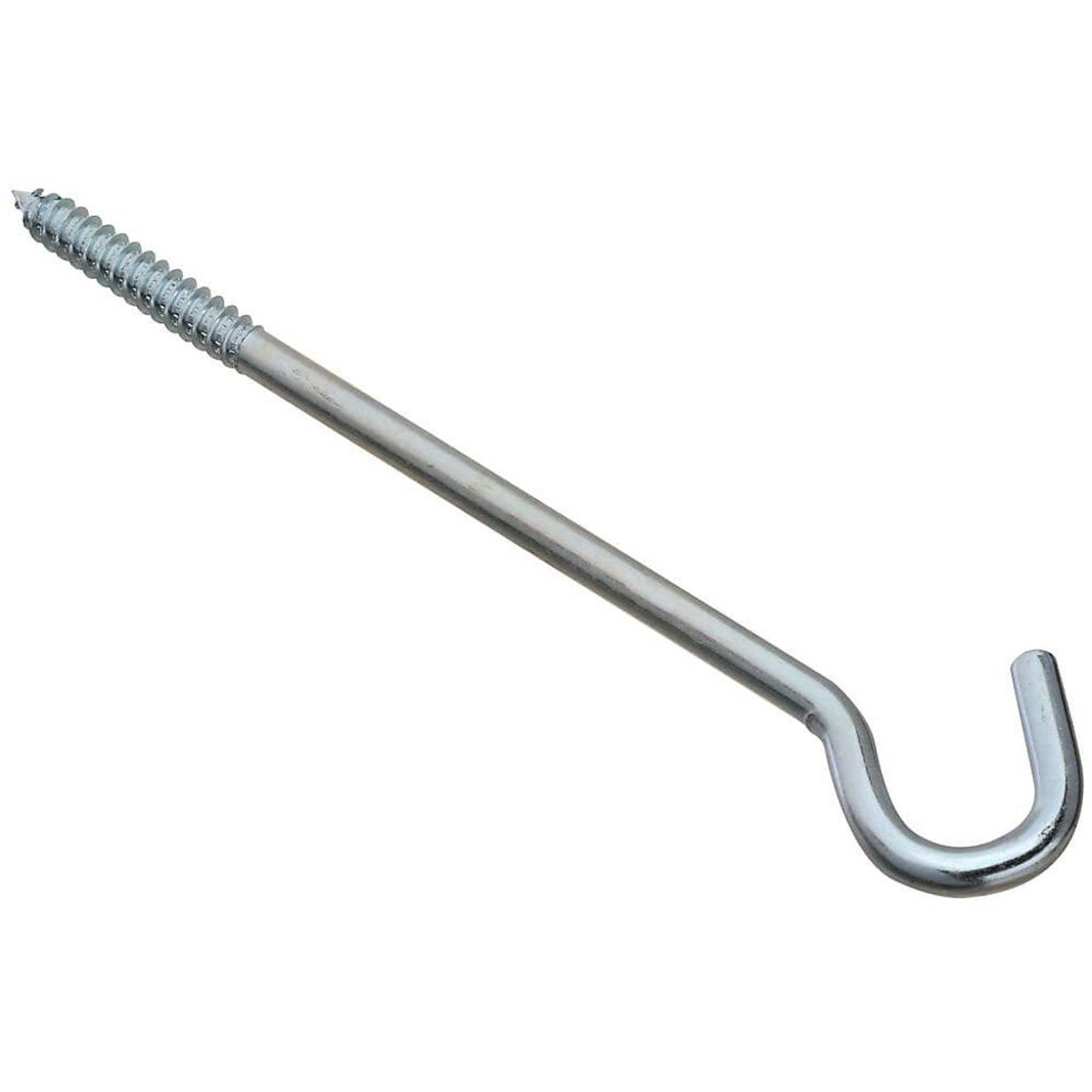 Hardware Essentials 3/8 x 10 in. Zinc-Plated Heavy Duty Screw Hook