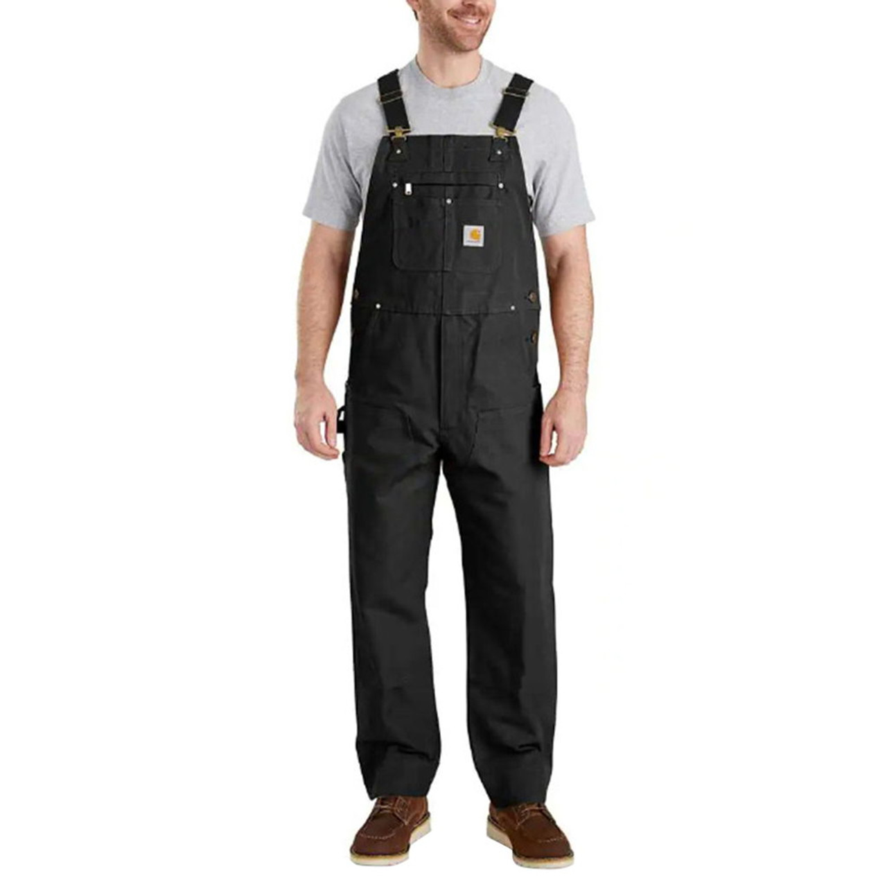 Carhartt men's unlined sales duck bib overalls