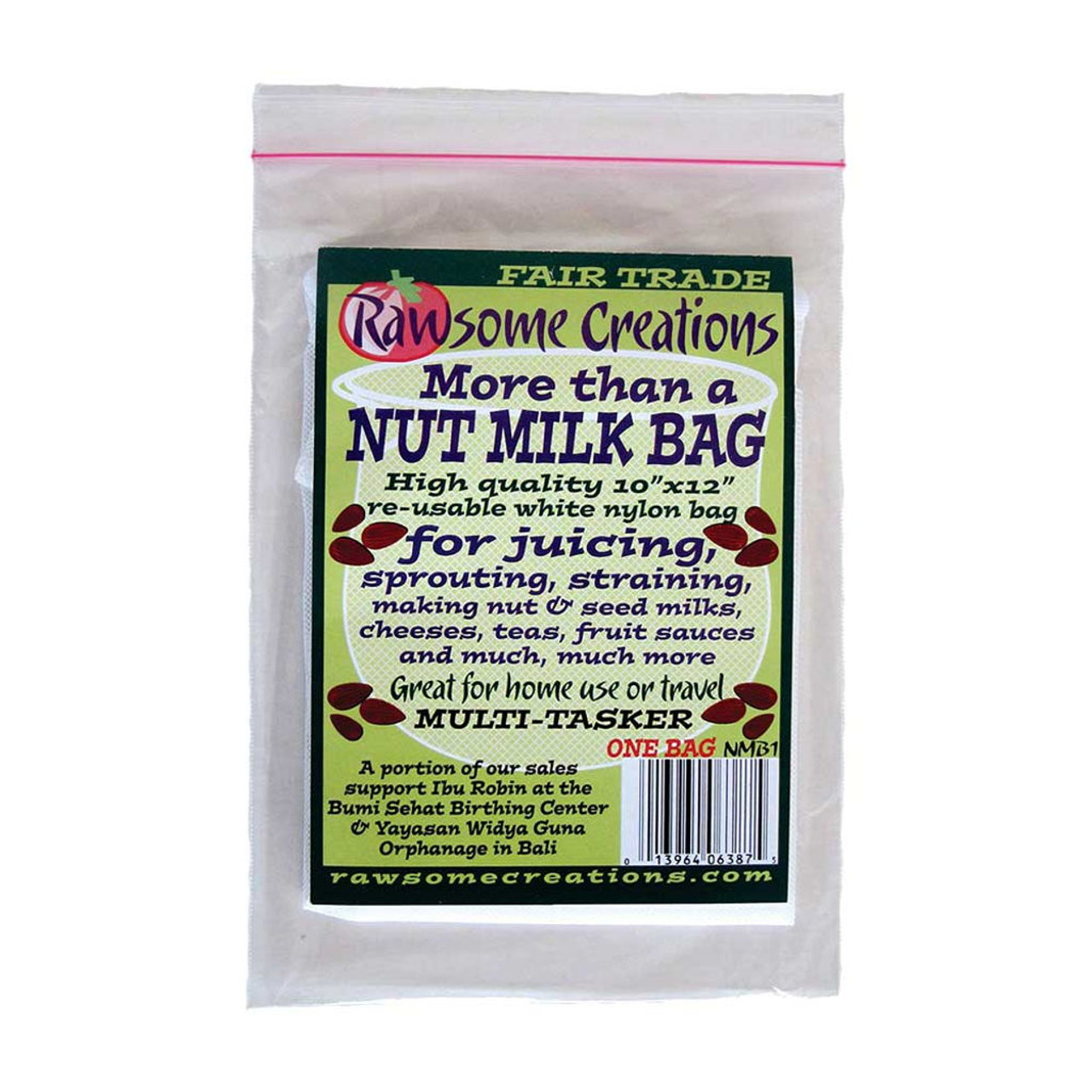 Organic Cotton Nut Milk Bags - 2 Pack – Ellies Best