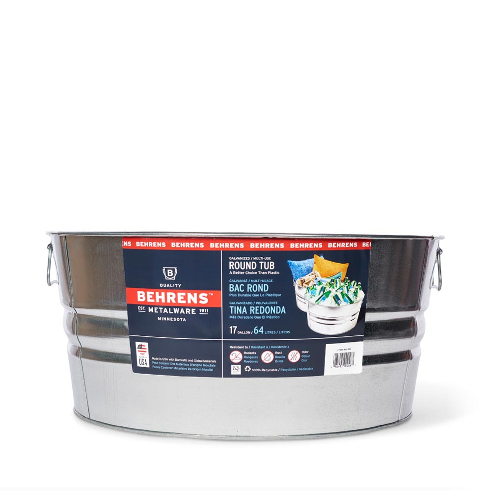 Behrens Galvanized Steel Tub - Thumbnail 4