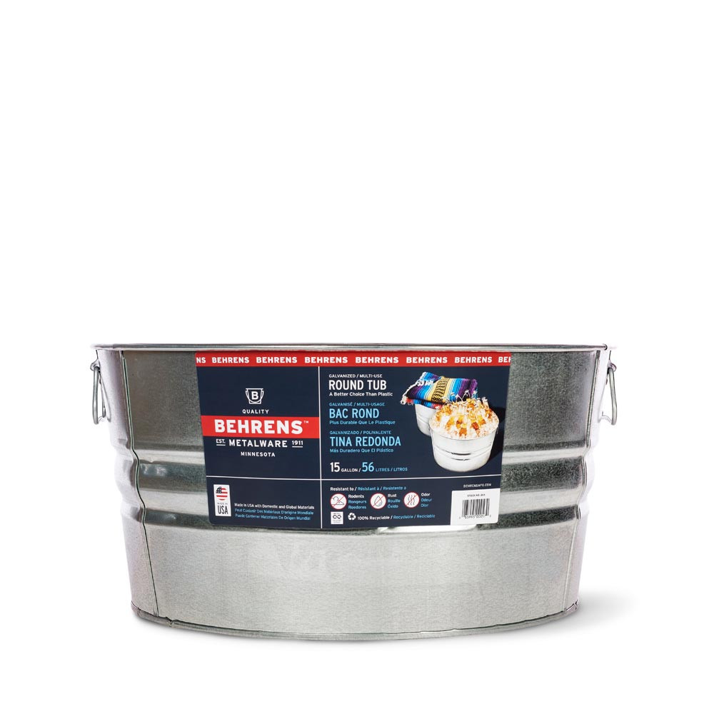 Behrens Galvanized Steel Tub