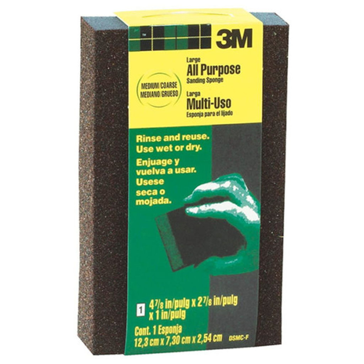 3M DSMC-F Large Area Sanding Sponge, Med/Coarse