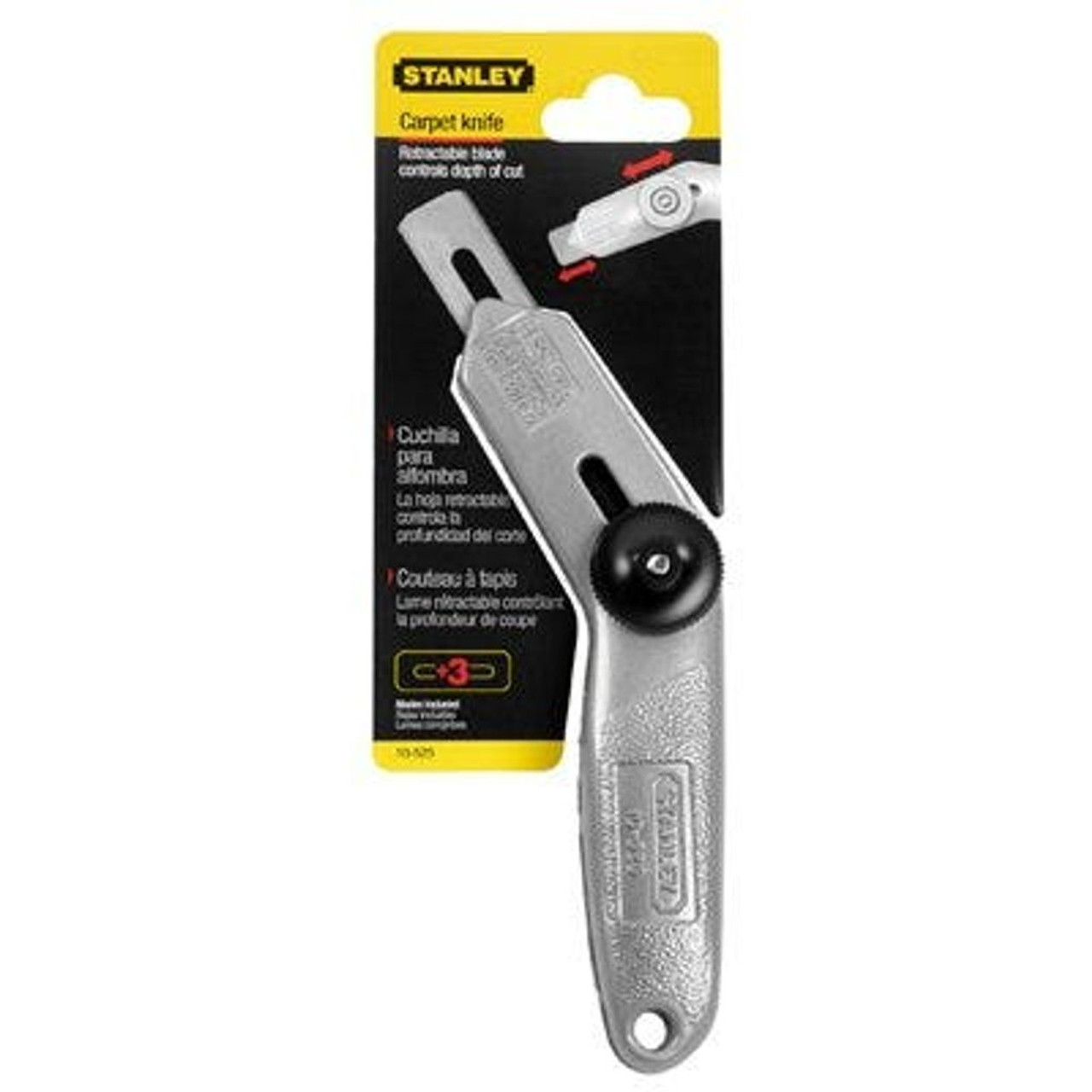 Stanley 6-1/2 Retractable Carpet Knife