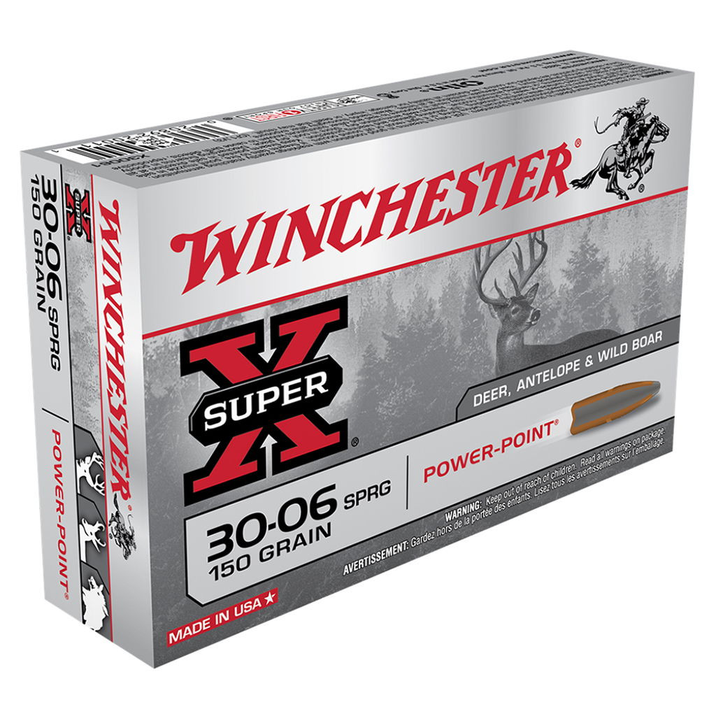 Super X 20 Round 30-06 Springfield Ammo