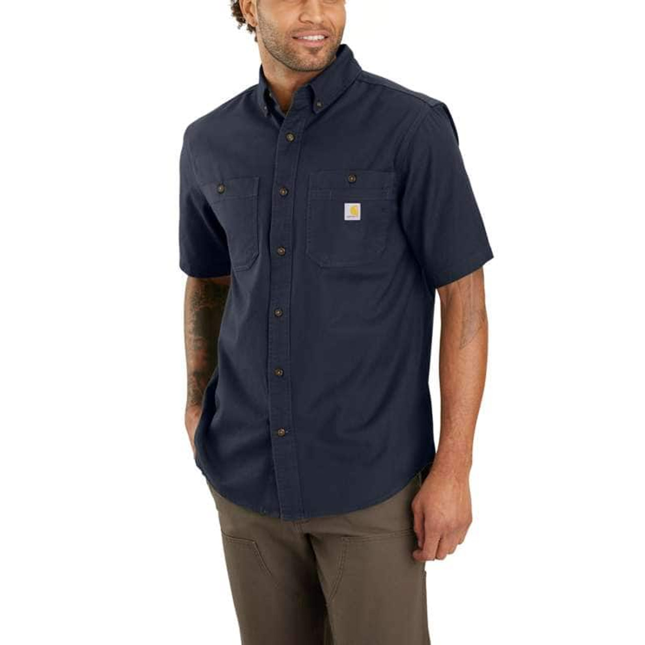 Carhartt Men's Rugged Flex Short-Sleeve Work Shirt