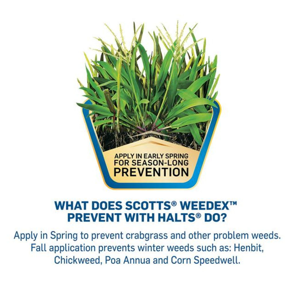Scotts WeedEx Prevent with Halts Crabgrass Control