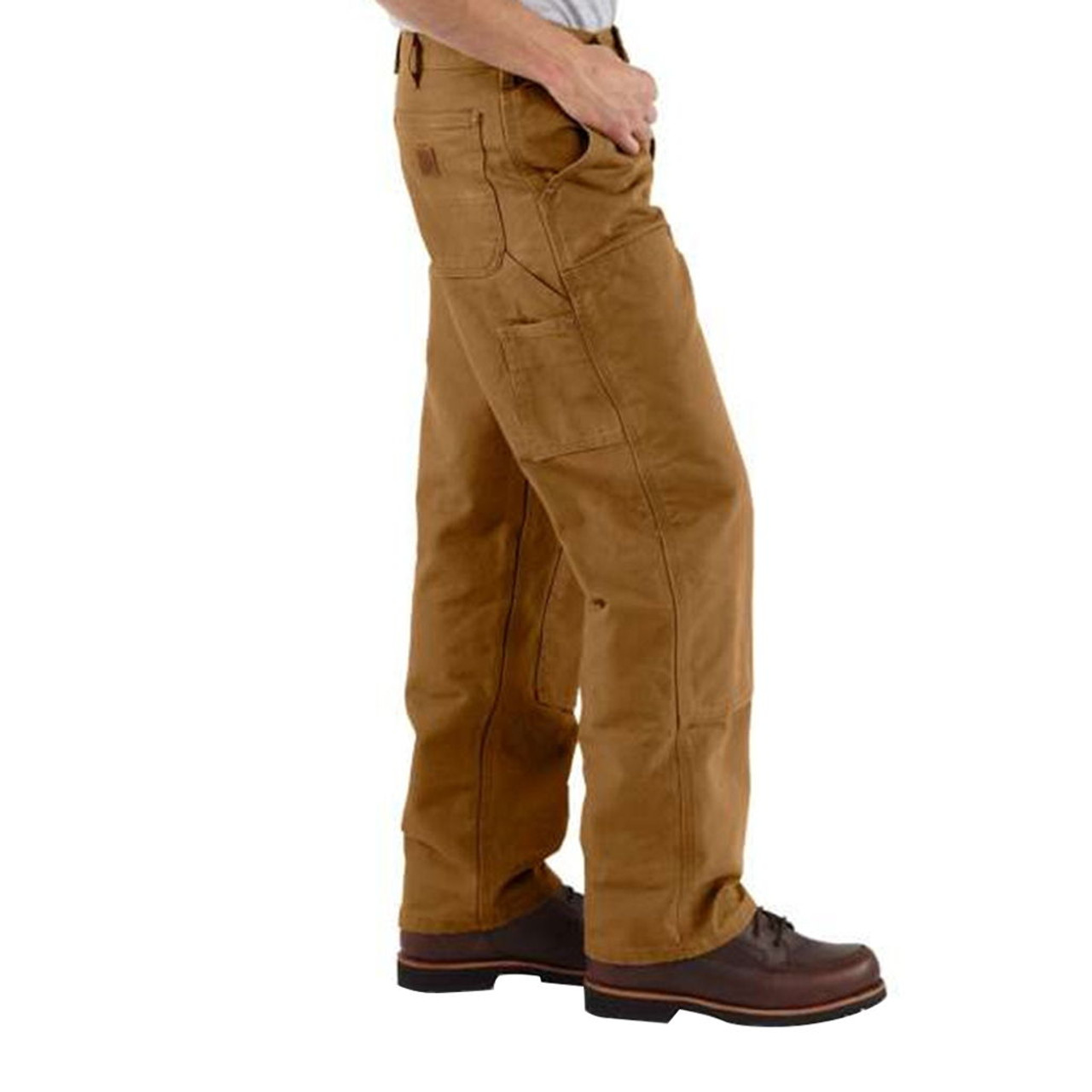 Carhartt Men's Washed Duck Double Front Work Dungaree Pant - 31x34