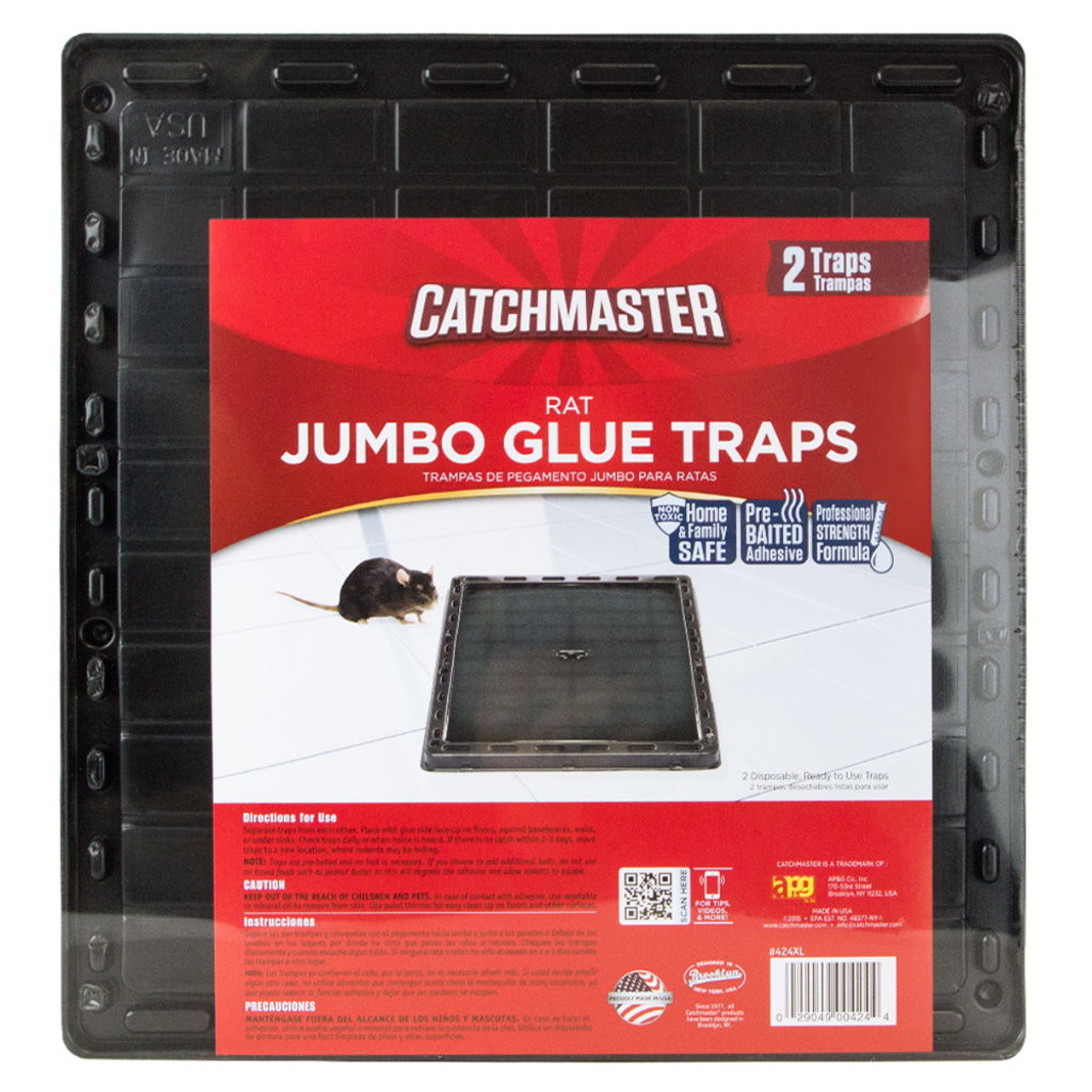 Catchmaster Glue Traps, Mouse & Insect - 4 traps