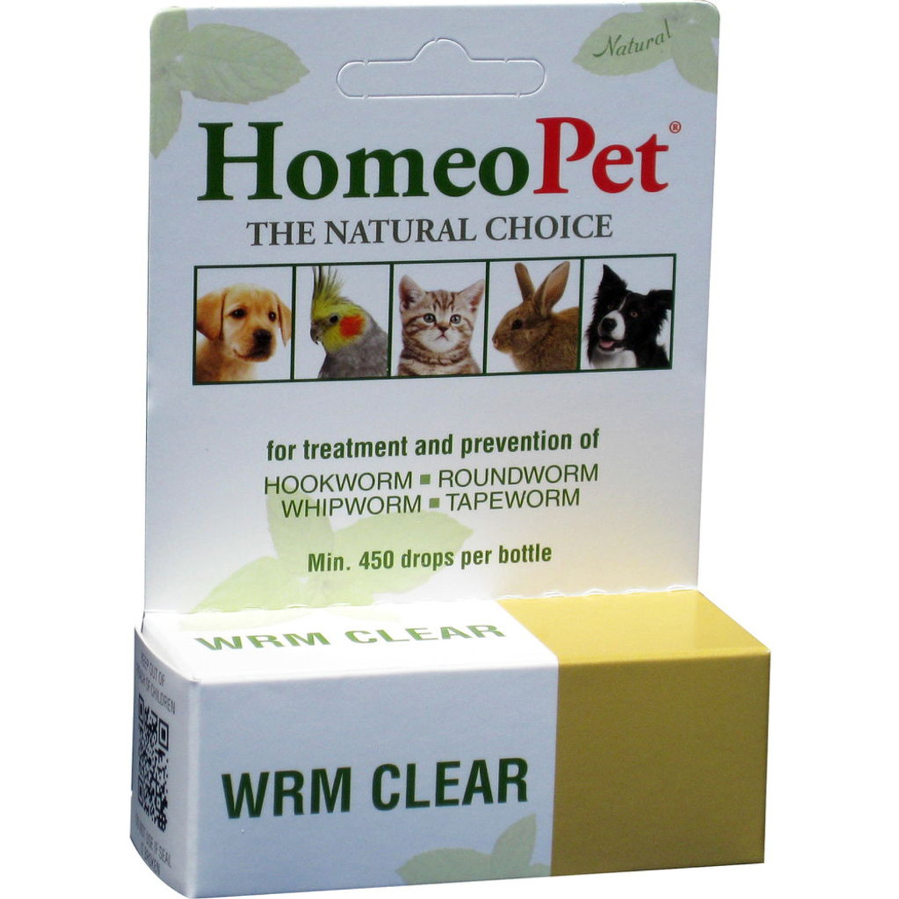 HomeoPet Worm Clear Dog and Cat Supplement