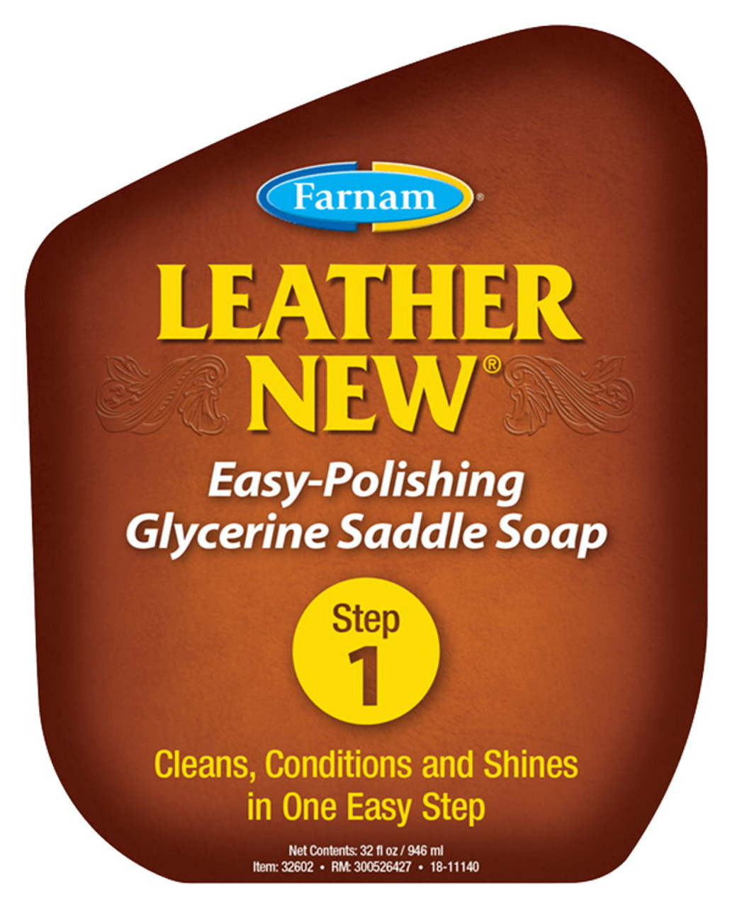 Farnam Leather New Easy-Polishing Glycerine Saddle Soap and