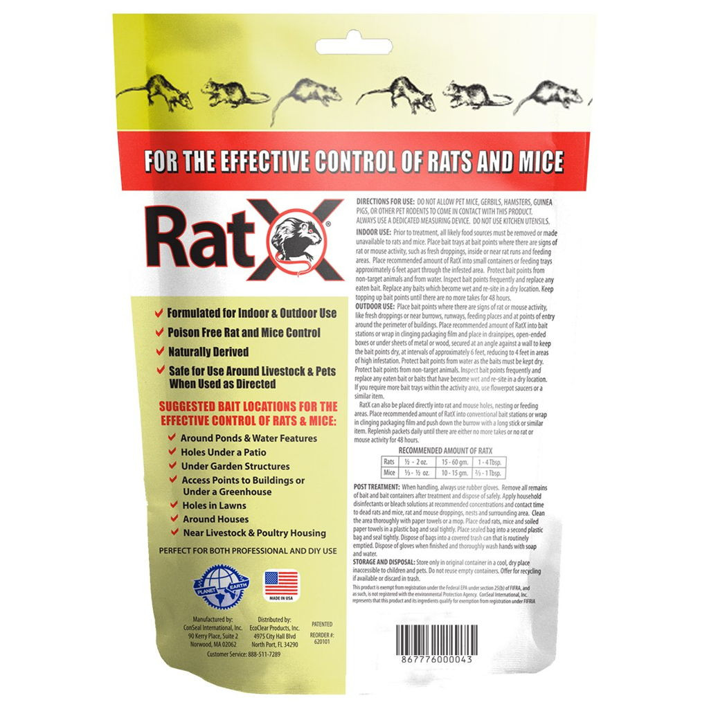 EcoClear Products RatX Rodent Bait - Thumbnail 5