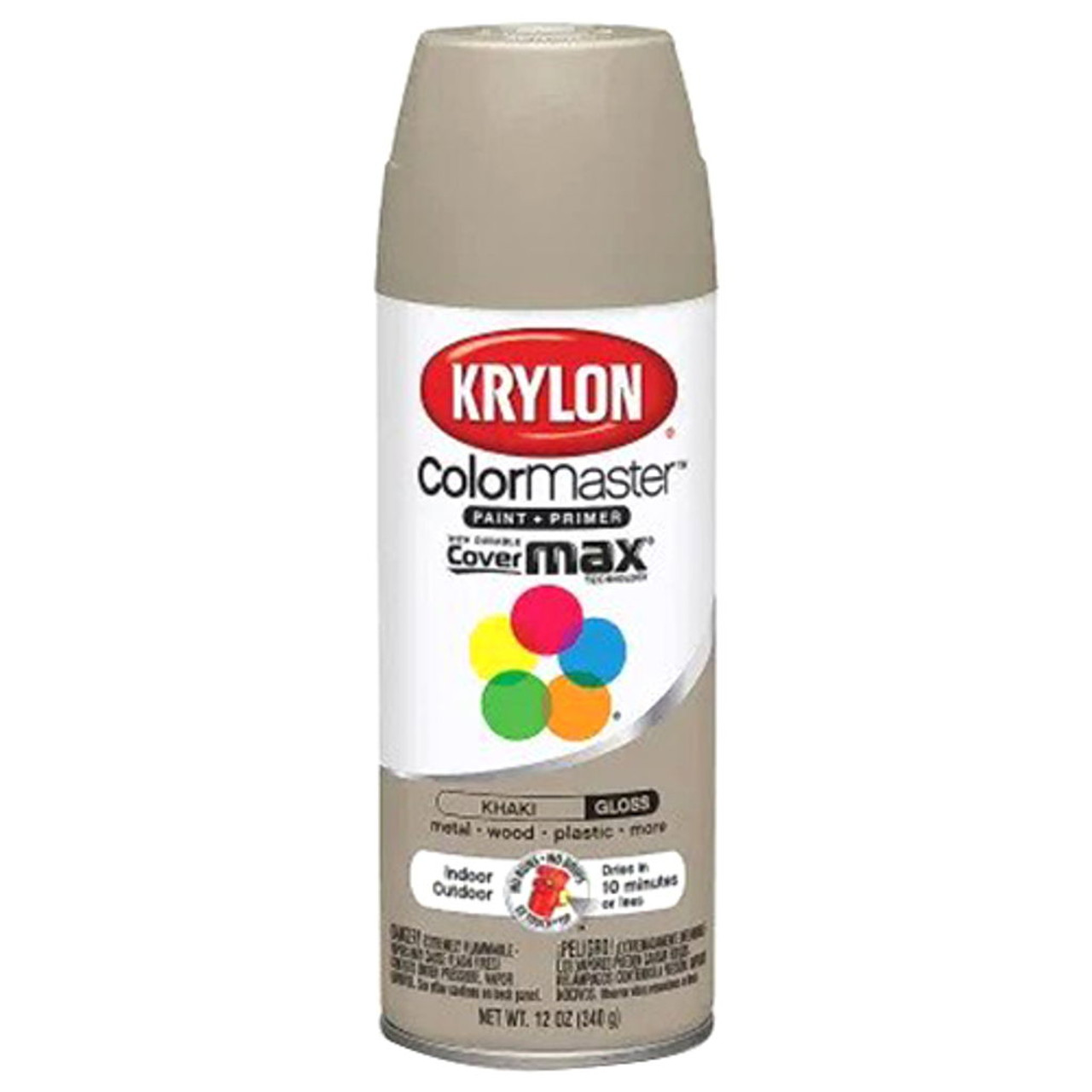 Krylon ColorMaxx 12 Oz. Gloss Spray Paint, Leather Brown