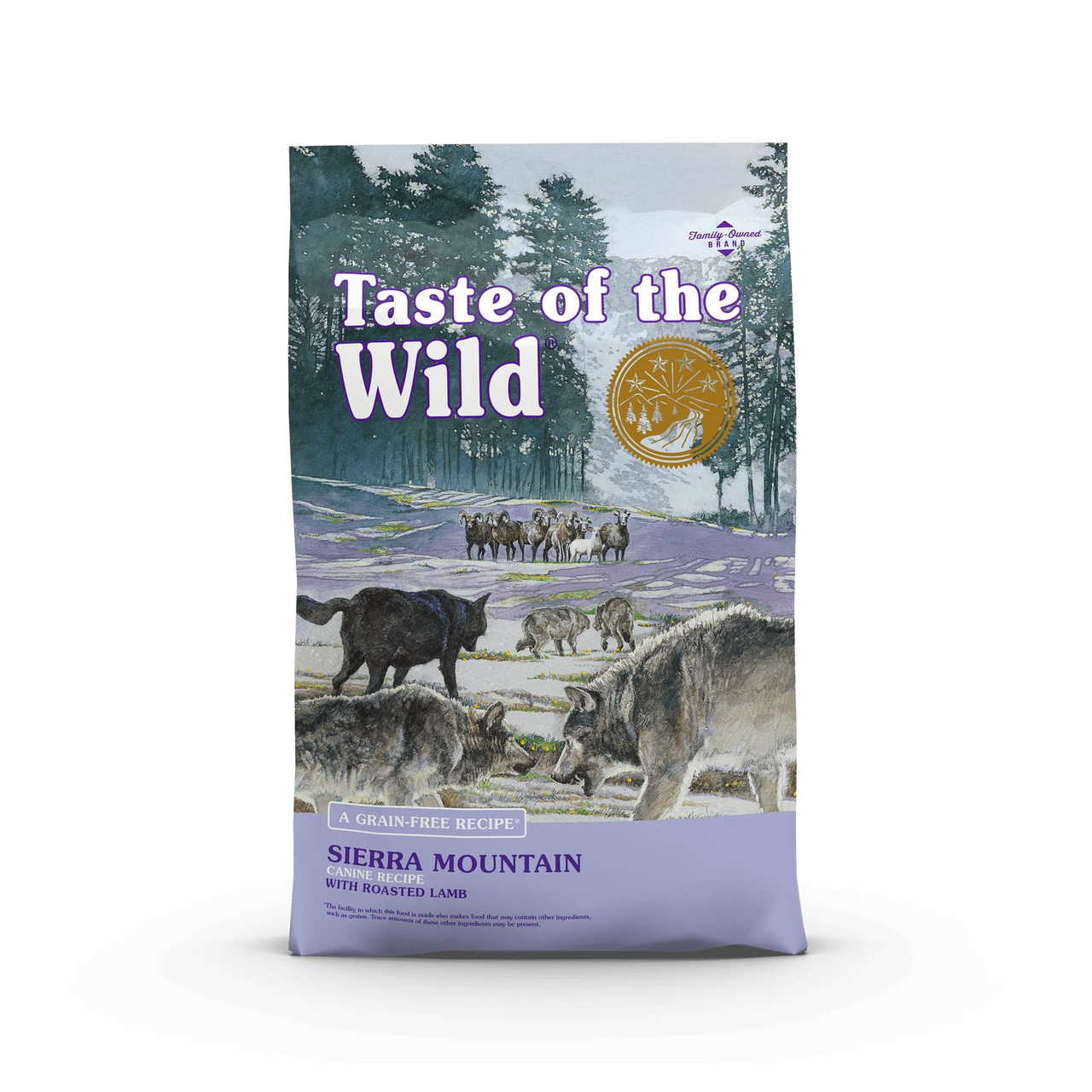 Taste of The Wild Sierra Mountain Canine Recipe with Roasted Lamb