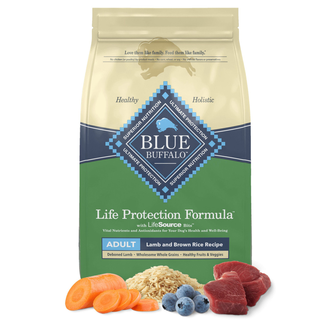 Blue Buffalo Life Protection Formula Small Breed Lamb Brown Rice Recipe Dry Dog Food