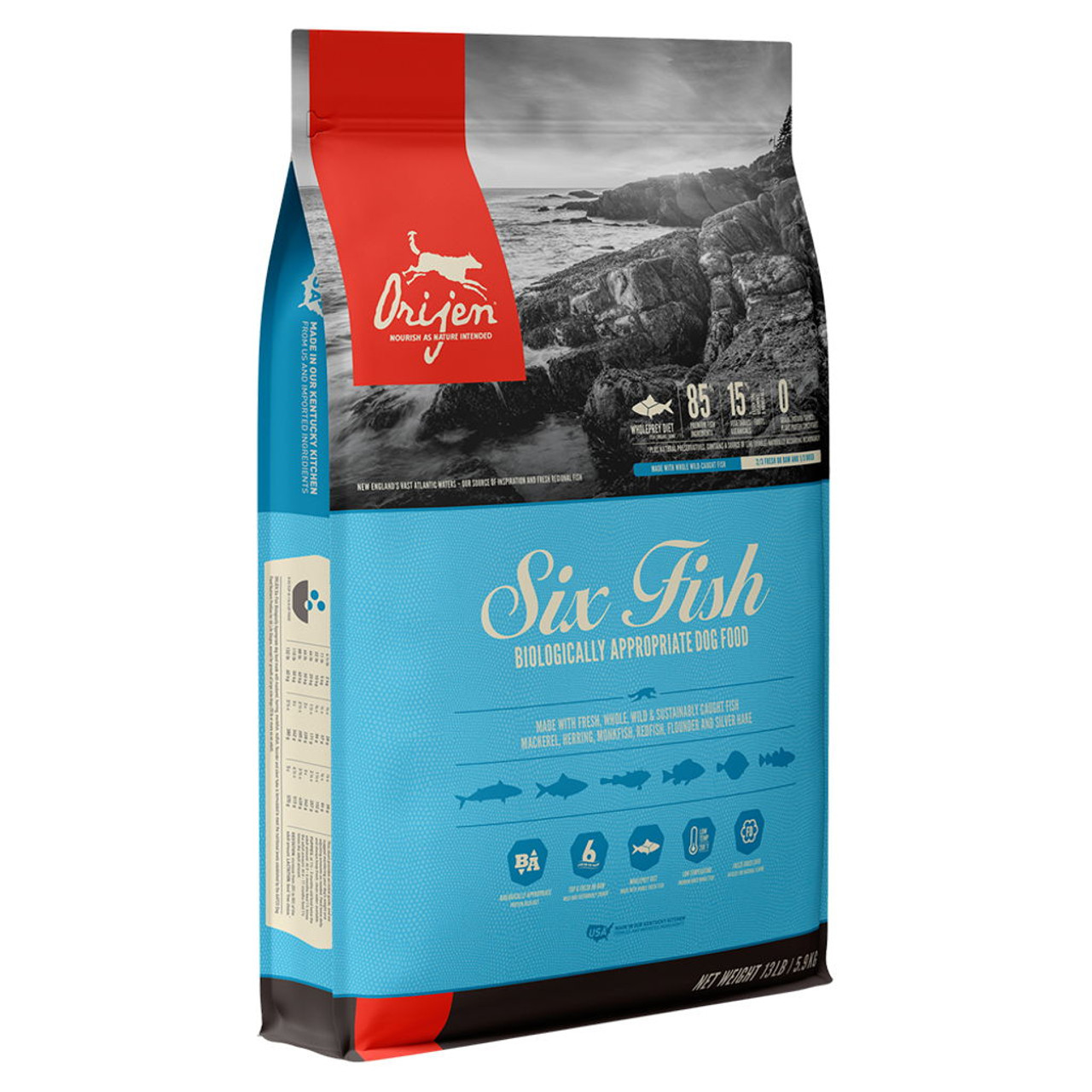【週末お値下】Orijen Six Fish ドッグフード 2袋セット【未開封】 Orijen Six Fish Biologically Appropriate Grain-free All Life