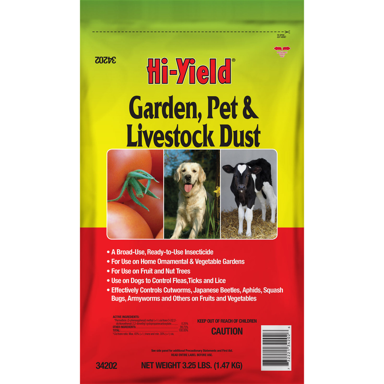 Hi-Yield Garden, Pet & Livestock Dust 3.25lb