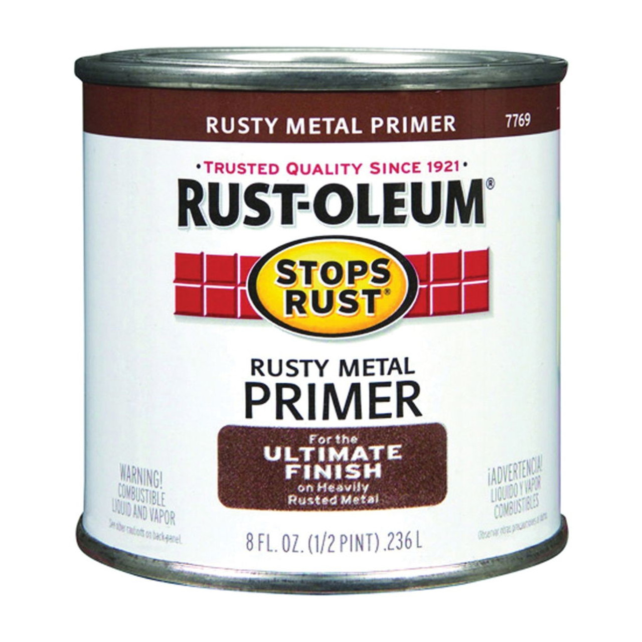 RUST-OLEUM CLEAN METAL FLAT PRIMER SPRAY PAINT W/RUST PROTECTION