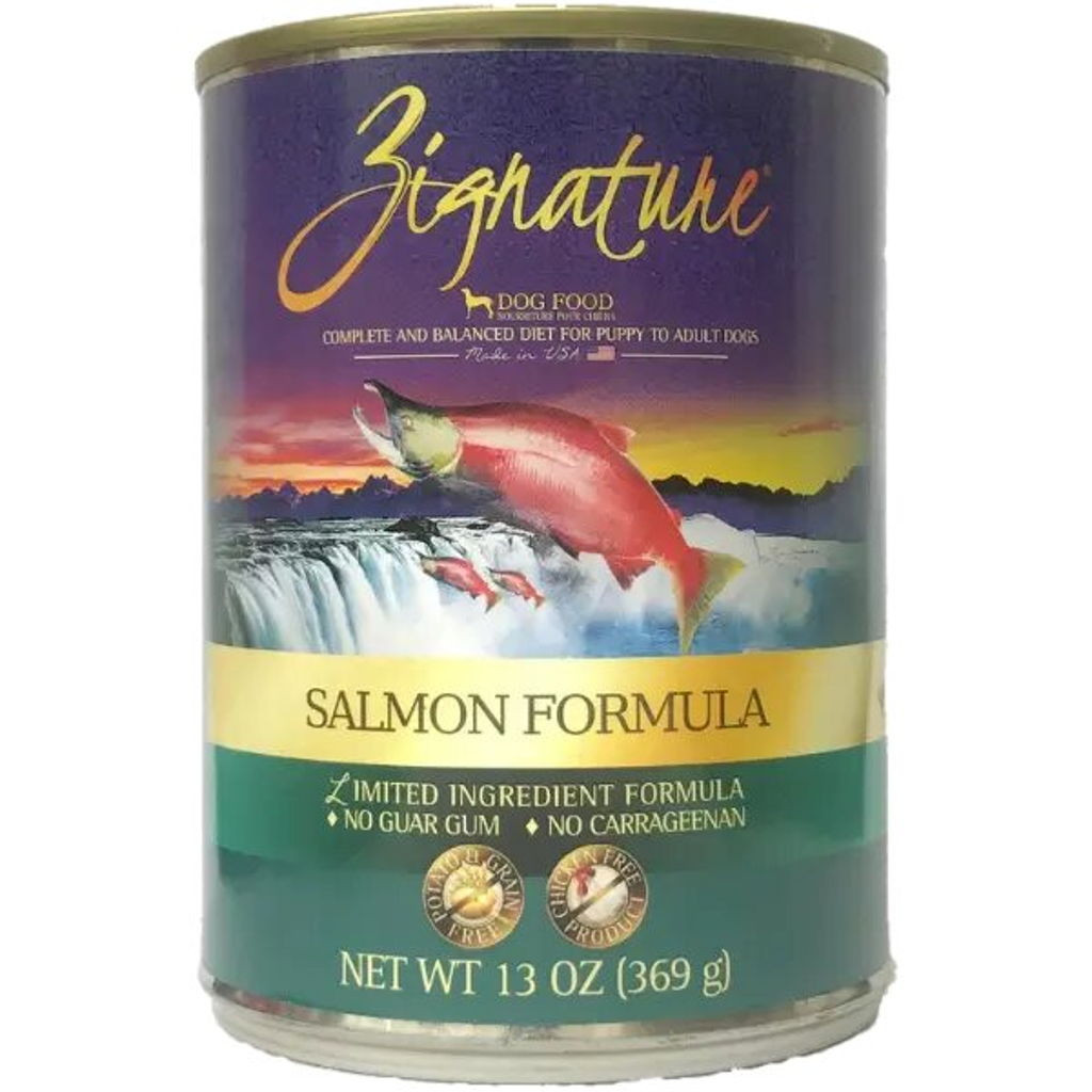 Zignature Grain Free Salmon Formula Wet Dog Food 13 oz