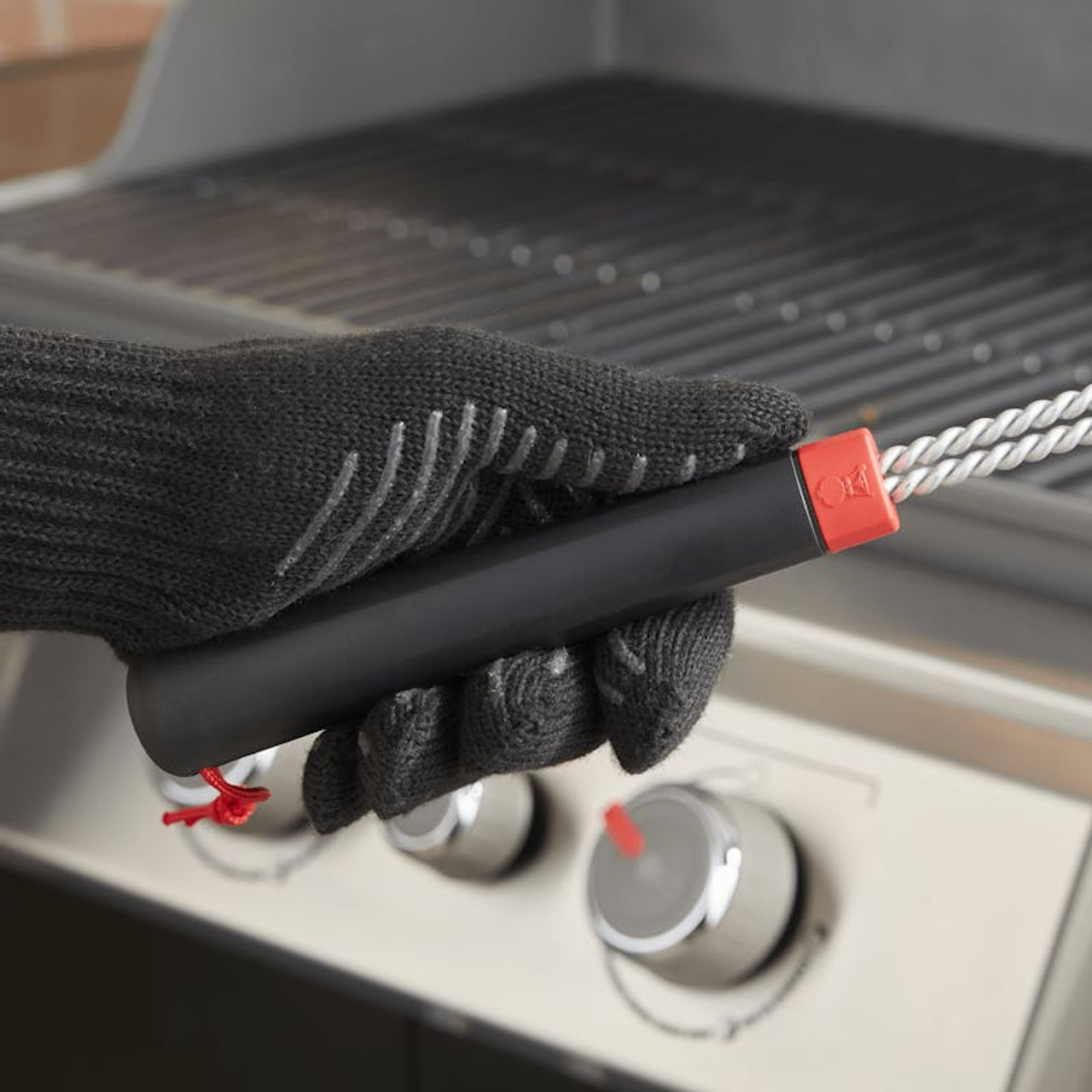 Weber Grills 12-Inch Three-Sided Grill Brush