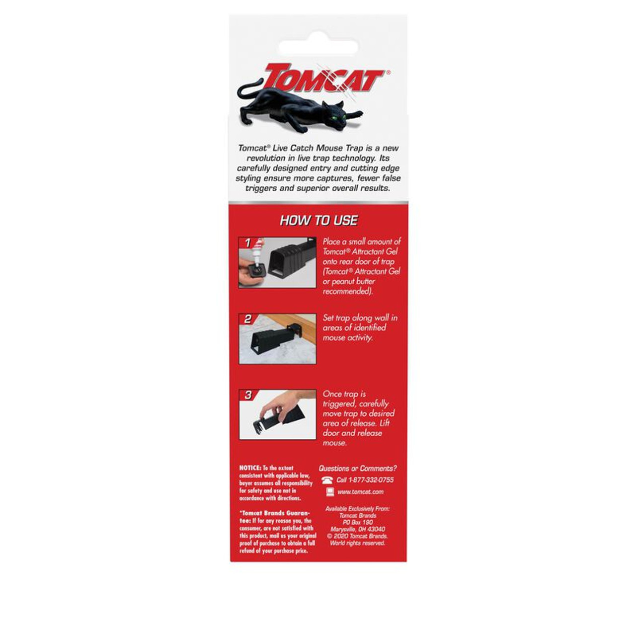 TOMCAT Live Catch Mouse Traps at