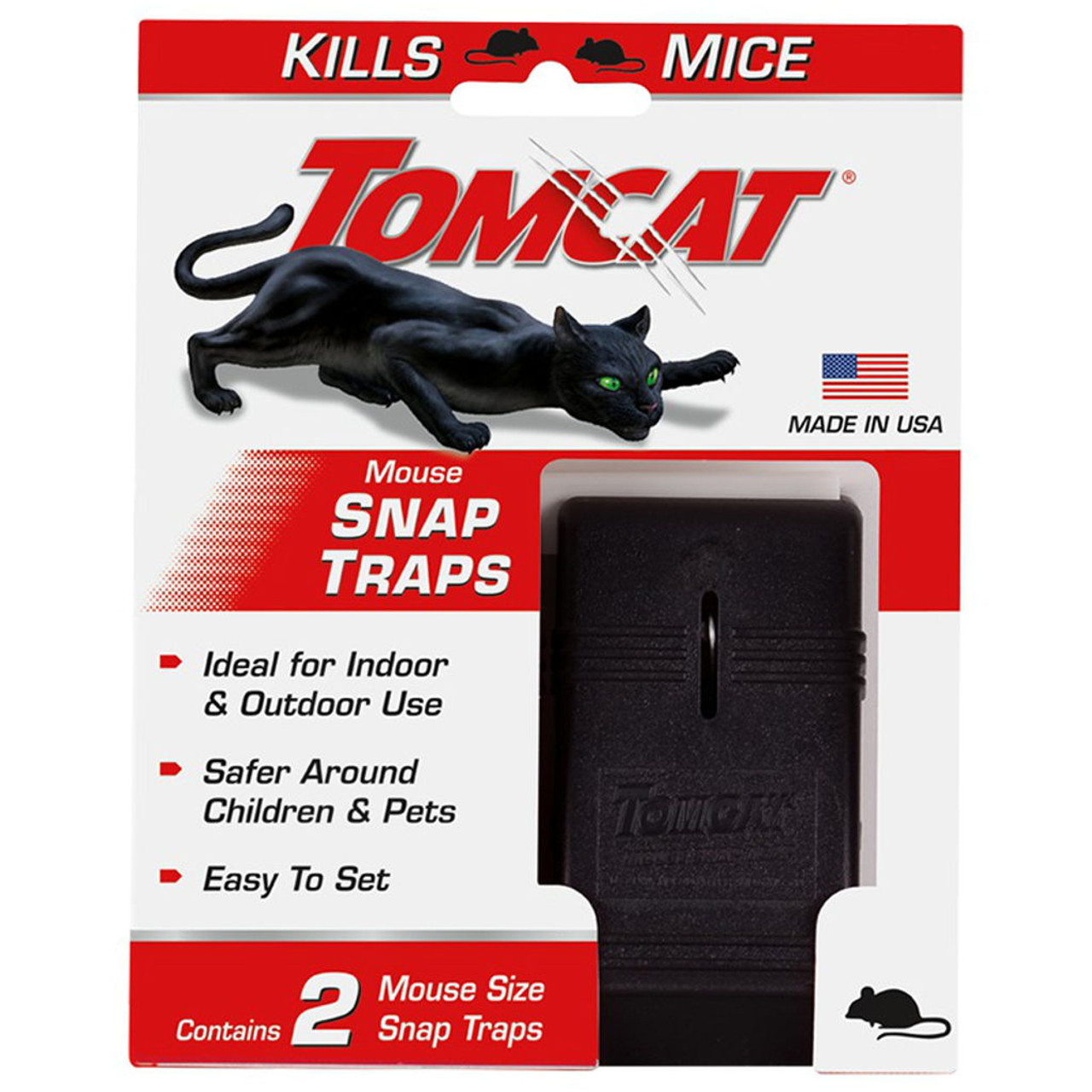 Tomcat Plastic Heavy Duty Mouse Snap Trap, Rodent Management