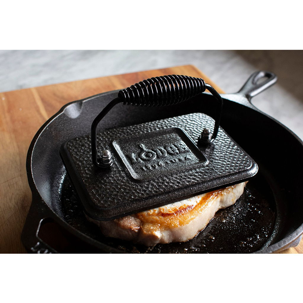 Lodge Square Cast Iron Grill Pan - 10-1/2