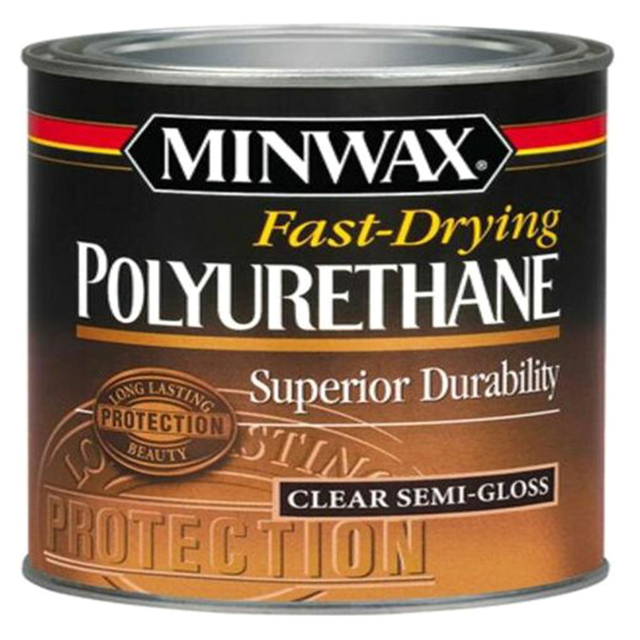 Minwax Fast-drying Polyurethane, 1/2 Pt, Gloss, Clear