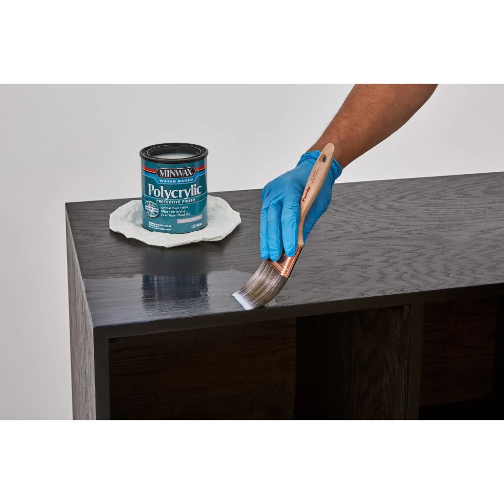 Minwax Clear Stain Polycrylic Protective Finish - 1 qt