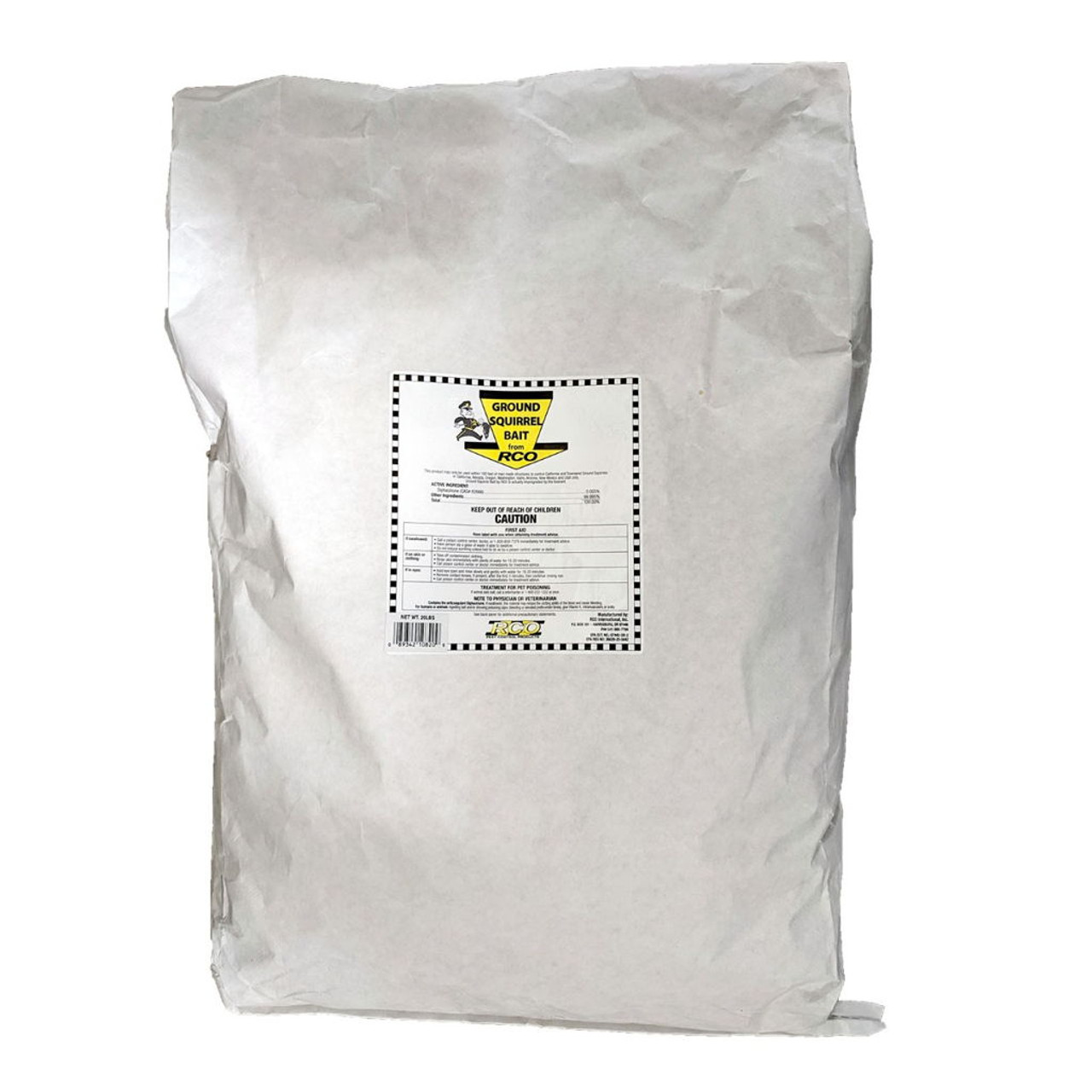 Rodent Control Outfitters Squirrel Patrol Pelleted Ag Bait - 20 Lb