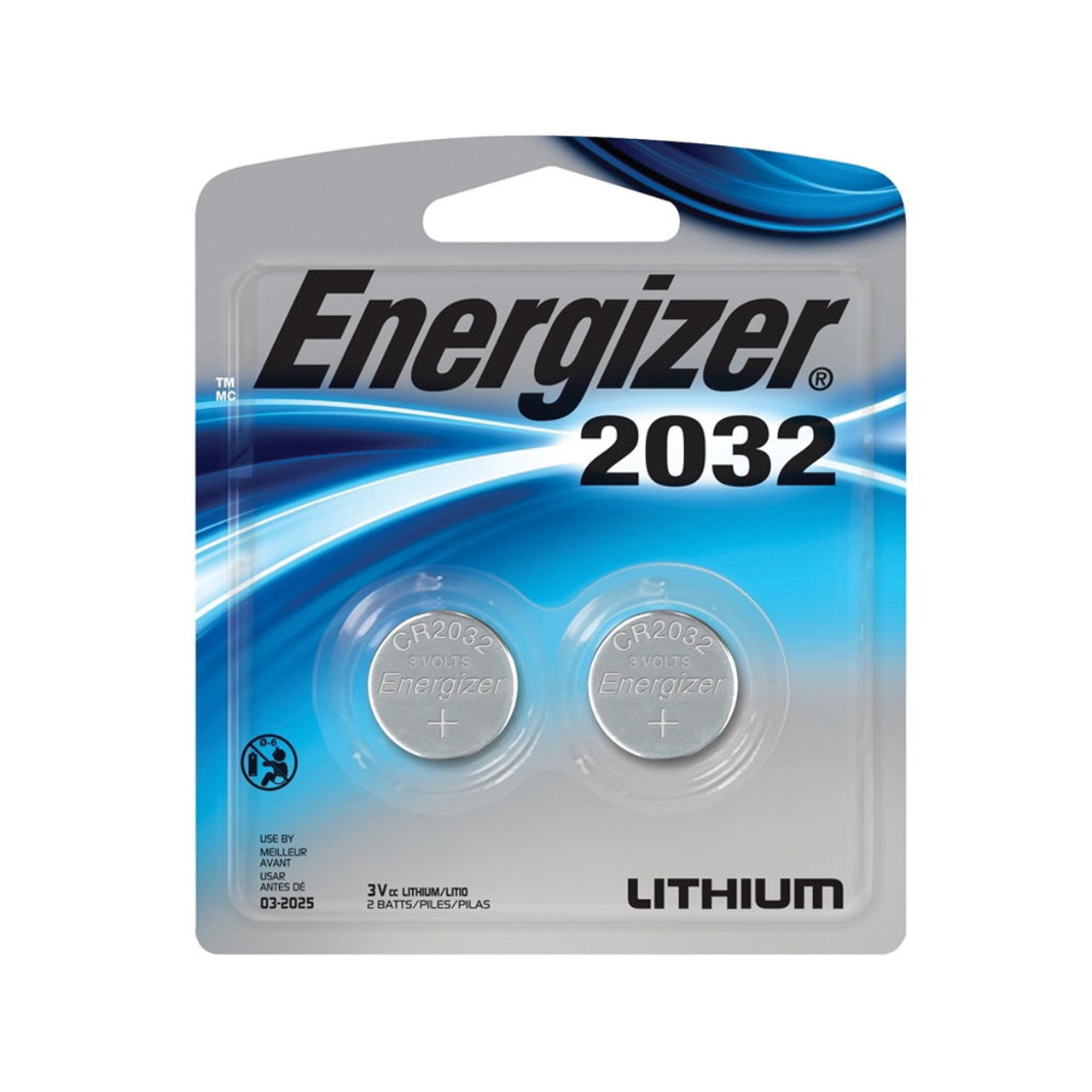 Energizer 2032 Lithium Battery - 2 Pk