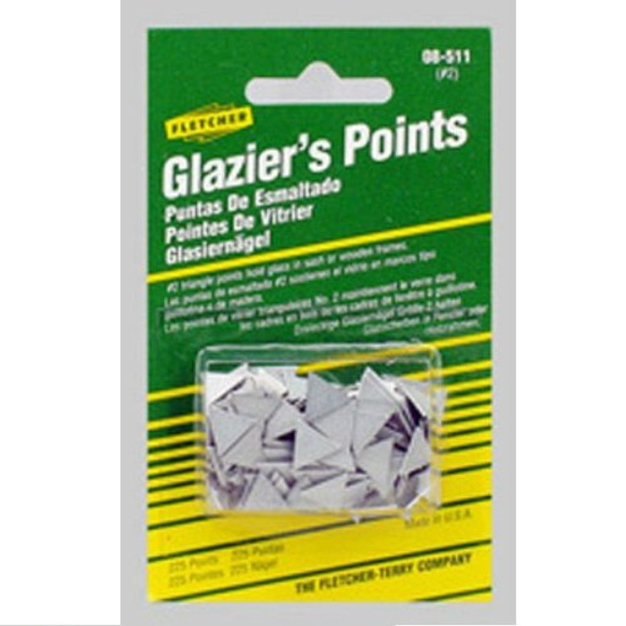 Glazier Points, Triangle, Large 1-oz.