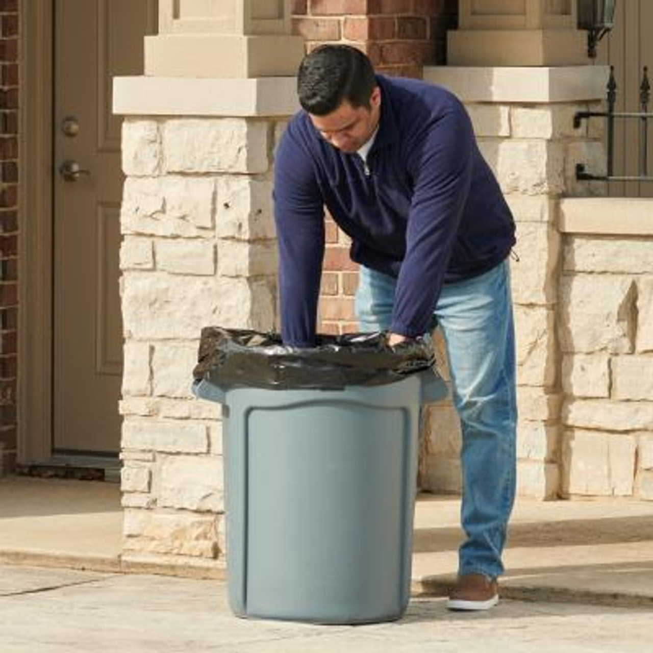 Buy Hefty Contractor Trash Bag 45 Gal., Black