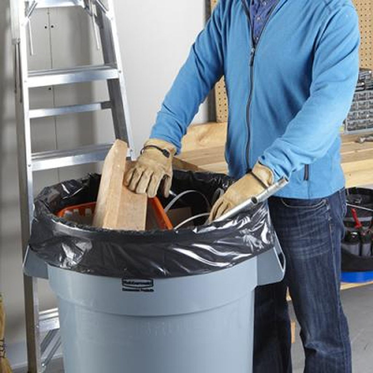 Buy Hefty Contractor Trash Bag 45 Gal., Black