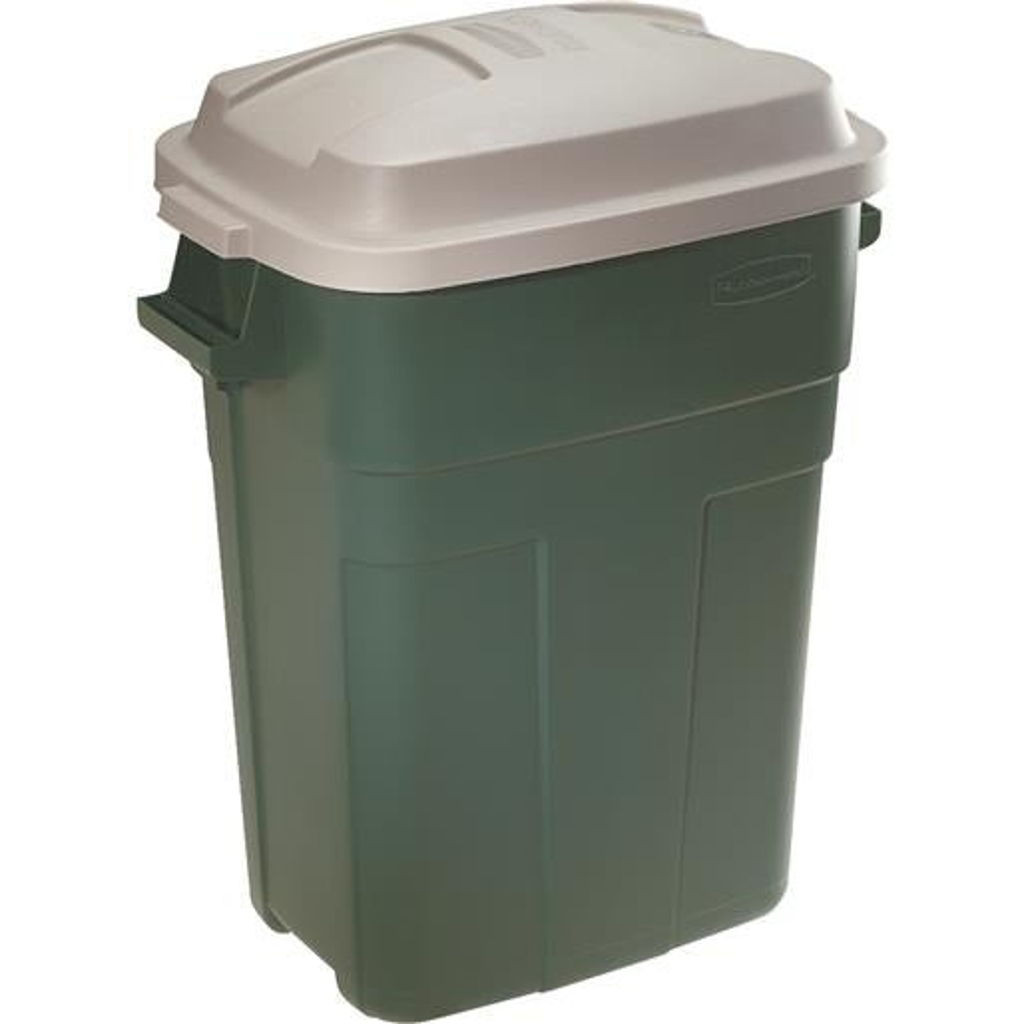 Rubbermaid Green Trash Can