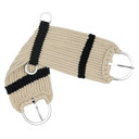 Weaver Leather Durable Nickel Plated Rayon 17 Strand Cinch - White/Brown