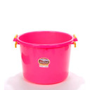 Little Giant Polyethylene Plastic Muck Tub - 70 qt - Hot Pink